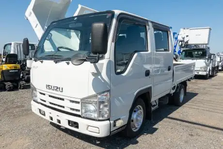 いすゞ エルフ 小型 平ボディ Wキャブ TKG-NHR85A の中古トラック【車両No.141095】