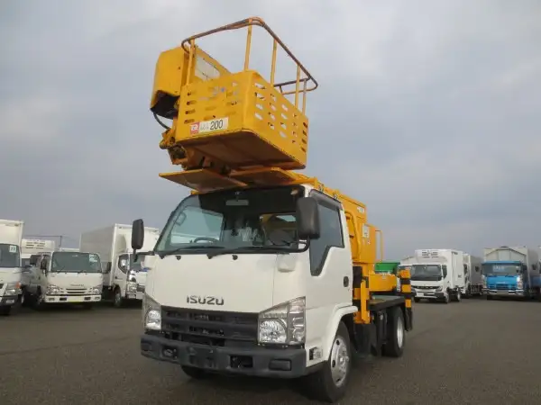 いすゞ エルフ 小型 高所・建柱車 高所作業車 BKG-NKR85N の中古トラック【車両No.141174】