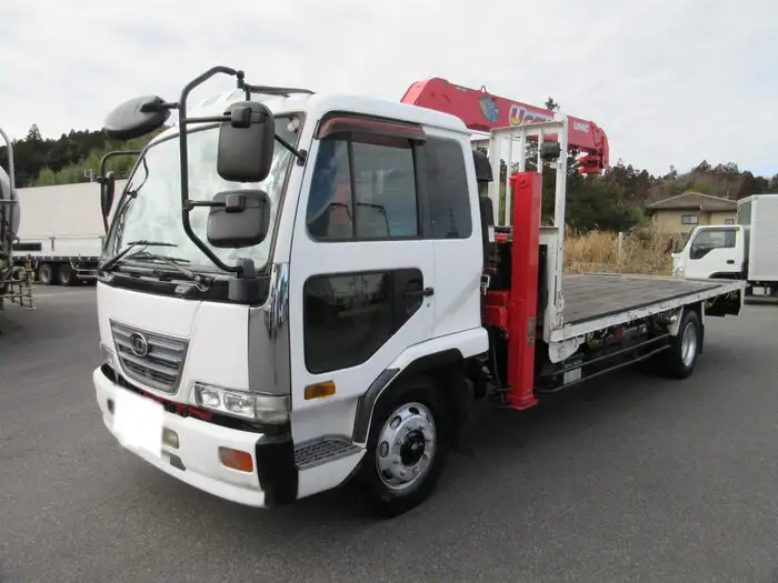 日産UD コンドル 中型/増トン 車両重機運搬 4段クレーン ラジコン の中古トラック【車両No.141165】