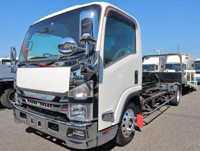 いすゞ エルフ 小型 車両重機運搬 ラジコン ウインチ の中古トラック【車両No.141225】