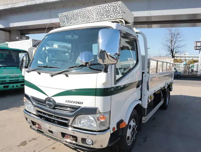 日野 デュトロ 小型 平ボディ パワーゲート 床鉄板 の中古トラック【車両No.141228】