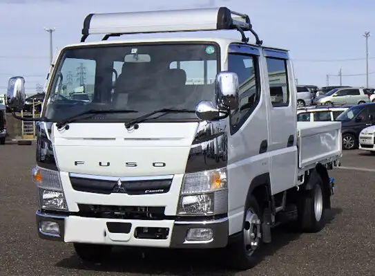 三菱 キャンター 小型 平ボディ Wキャブ 床鉄板 の中古トラック【車両No.141407】