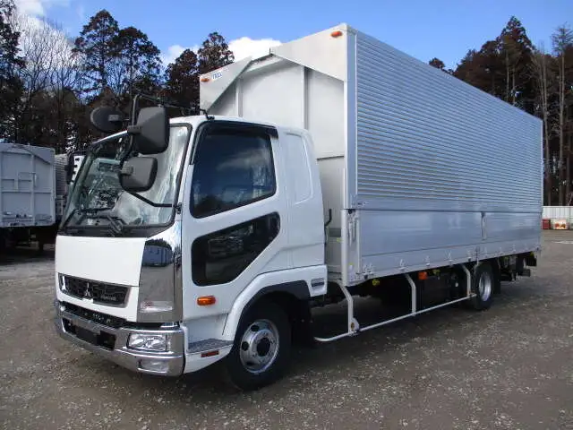 三菱 ファイター 中型/増トン ウイング パワーゲート ベッド の中古トラック【車両No.141461】