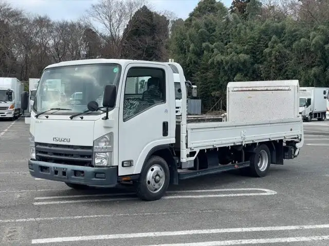 いすゞ エルフ 小型 平ボディ パワーゲート TKG-NPR85AR の中古トラック【車両No.141517】