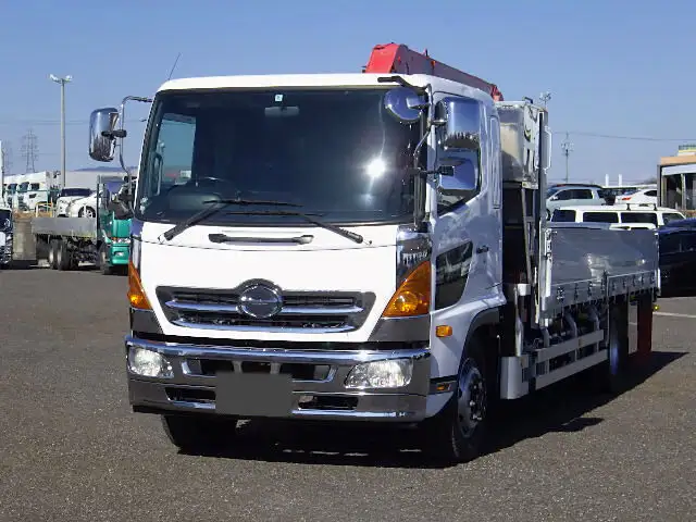 日野 レンジャー 中型/増トン クレーン付 アルミブロック エアサス の中古トラック【車両No.141677】