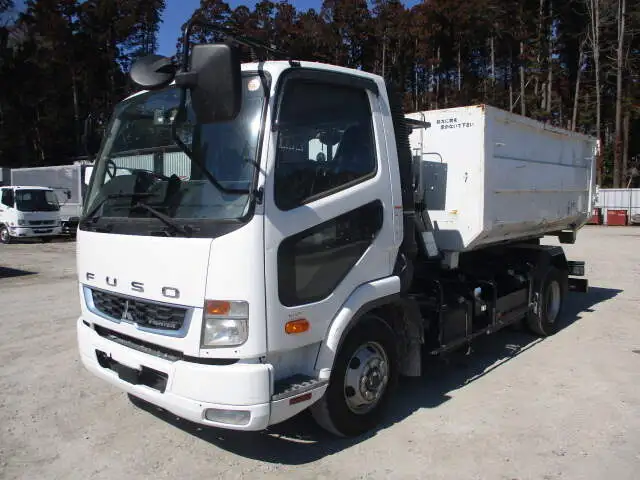三菱 ファイター 中型/増トン アームロール コンテナ付き シングルホイスト の中古トラック【車両No.141711】