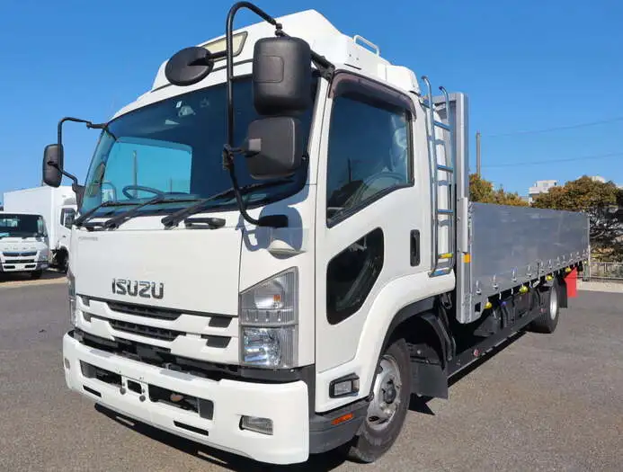 いすゞ フォワード 中型/増トン 平ボディ アルミブロック ベッド の中古トラック【車両No.141636】