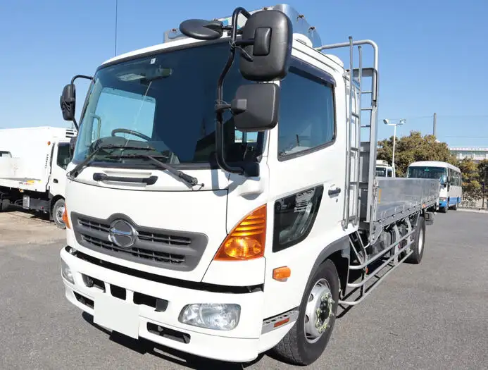 日野 レンジャー 中型/増トン 平ボディ 床鉄板 アルミブロック の中古トラック【車両No.141631】