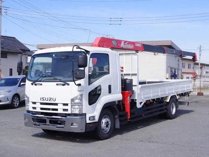 いすゞ フォワード 中型/増トン クレーン付 床鉄板 4段 の中古トラック【車両No.141788】