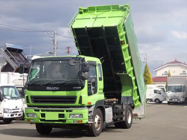 いすゞ ギガ 大型 ダンプ 土砂禁 天蓋付き の中古トラック【車両No.141810】