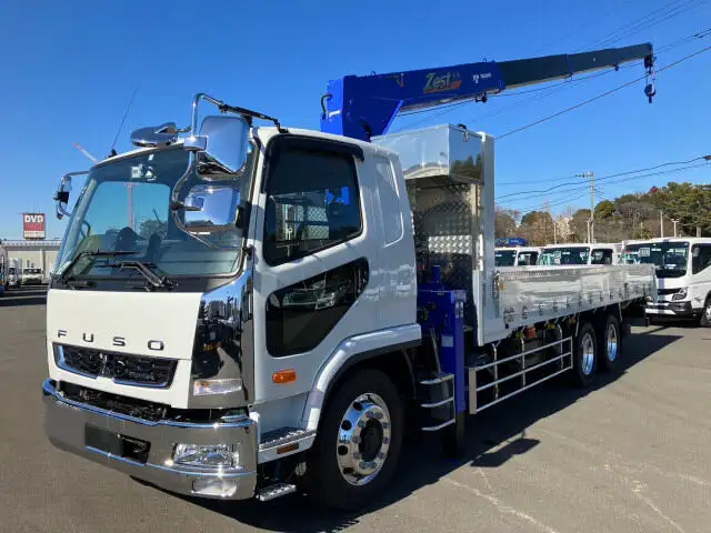 三菱 ファイター 中型/増トン クレーン付 アルミブロック 4段 の中古トラック【車両No.141761】