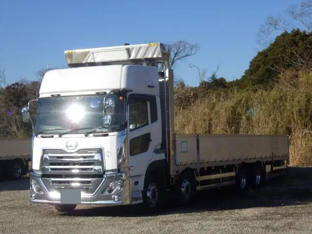 日産UD ビッグサム 大型 平ボディ ハイルーフ アルミブロック の中古トラック【車両No.142075】