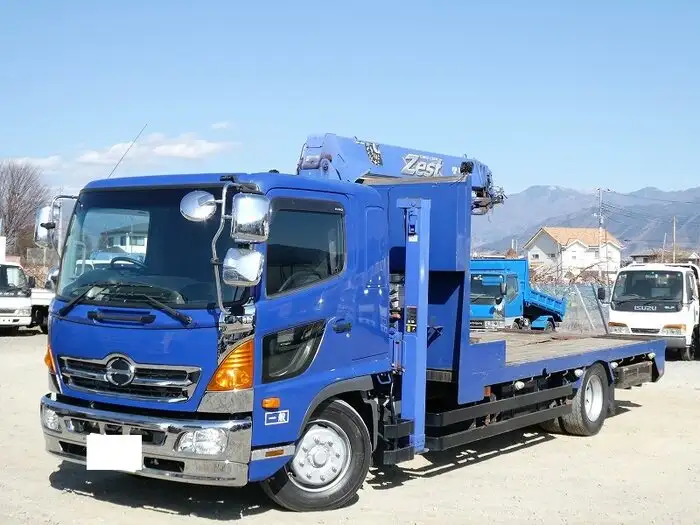 日野 レンジャー 中型/増トン 車両重機運搬 4段クレーン ラジコン の中古トラック【車両No.141743】