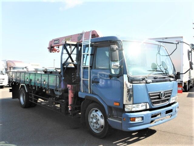 日産UD コンドル 中型/増トン クレーン付き(ユニック) 床鉄板 3段｜画像2