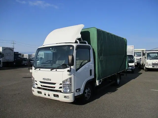 いすゞ エルフ 小型 平ボディ 幌 TRG-NPR85AR の中古トラック【車両No.141917】