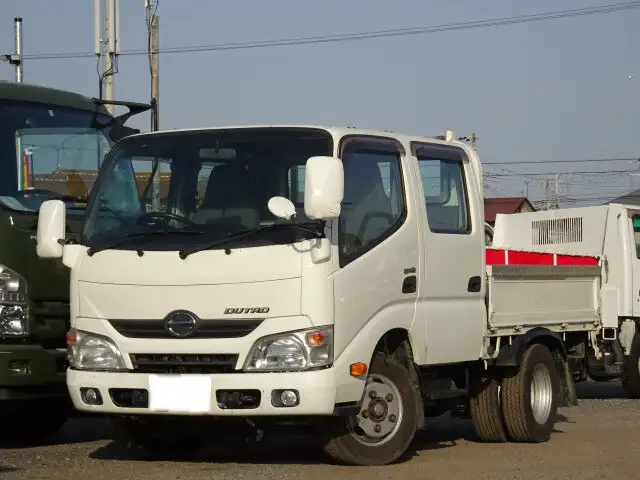 日野 デュトロ 小型 平ボディ Wキャブ 床鉄板 の中古トラック【車両No.142112】