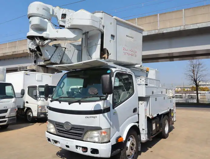 日野 デュトロ 小型 高所・建柱車 高所作業車 電工仕様 の中古トラック【車両No.141957】