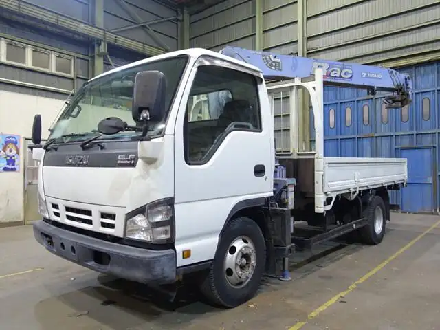いすゞ エルフ 小型 クレーン付 4段 ラジコン の中古トラック【車両No.142256】