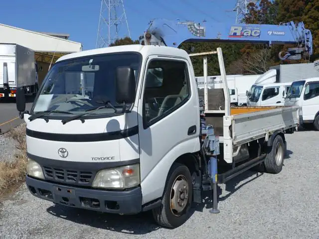 トヨタ トヨエース 小型 クレーン付 床鉄板 4段 の中古トラック【車両No.142251】