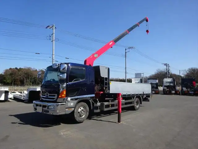 日野 レンジャー 中型/増トン クレーン付 アルミブロック 4段 の中古トラック【車両No.142261】