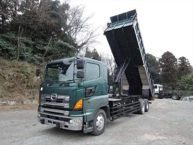 日野 プロフィア 大型 ダンプ 土砂禁 天蓋付き の中古トラック【車両No.142254】