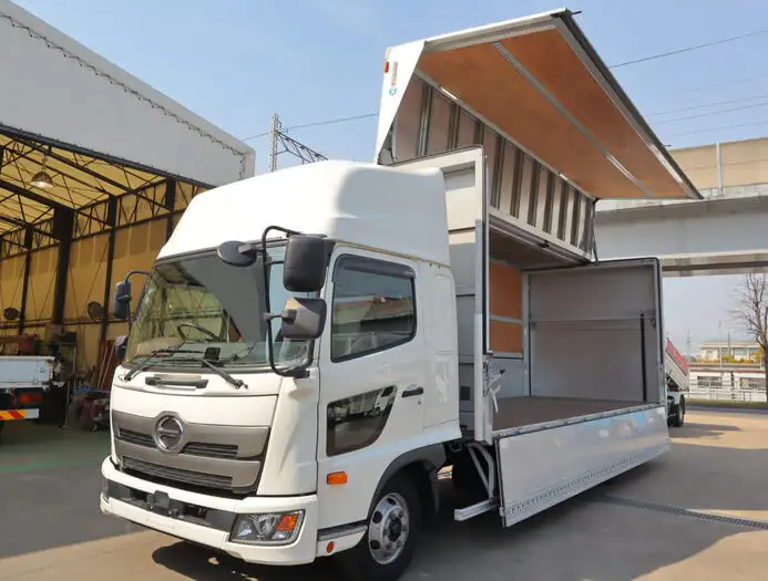 日野 レンジャー 中型/増トン ウイング パワーゲート エアサス の中古トラック【車両No.142366】
