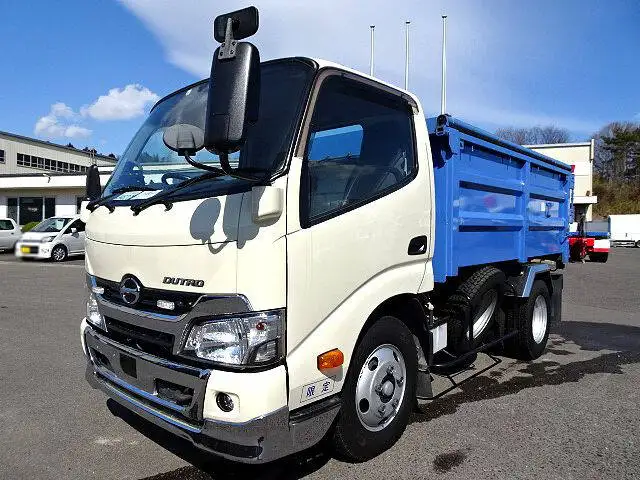 日野 デュトロ 小型 ダンプ 土砂禁 天蓋付き の中古トラック【車両No.141939】