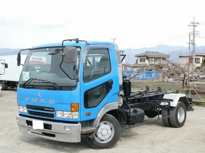 三菱 ファイター 中型/増トン アームロール コンテナ付き ツインホイスト の中古トラック【車両No.142438】