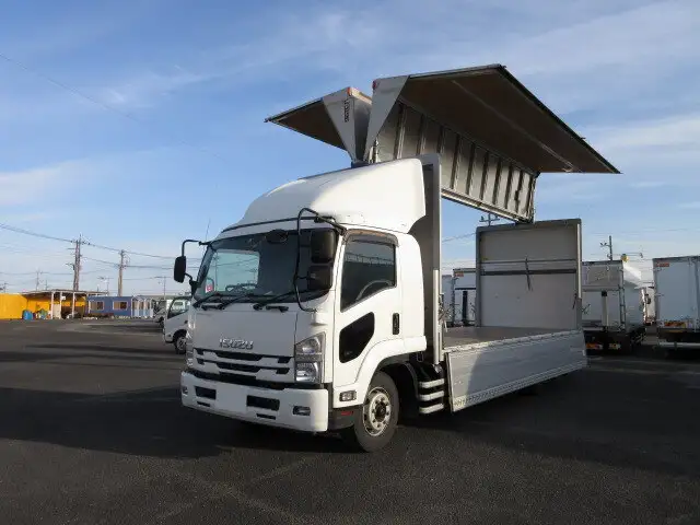 いすゞ フォワード 中型/増トン ウイング パワーゲート ベッド の中古トラック【車両No.142580】