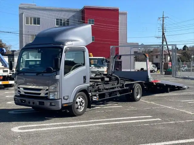 いすゞ エルフ 小型 車両重機運搬 ラジコン フックイン の中古トラック【車両No.142831】