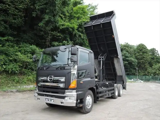日野 プロフィア 大型 ダンプ 土砂禁 ベッド の中古トラック【車両No.142747】