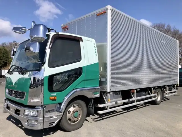 三菱 ファイター 中型/増トン アルミバン パワーゲート エアサス の中古トラック【車両No.142792】