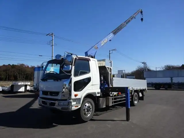 三菱 ファイター 中型/増トン クレーン付 アルミブロック 4段 の中古トラック【車両No.142852】