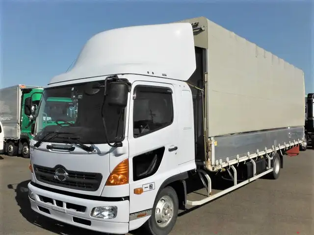 日野 レンジャー 中型/増トン ウイング 幌ウイング ベッド の中古トラック【車両No.142591】