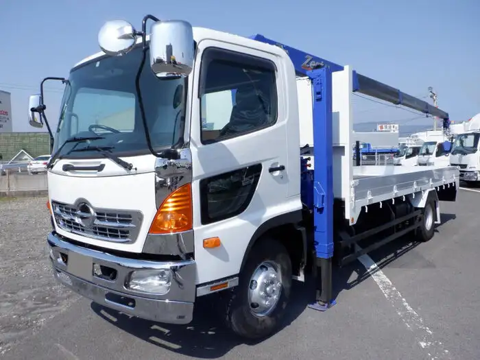 日野 レンジャー 中型/増トン 車両重機運搬 4段クレーン ラジコン の中古トラック【車両No.142917】