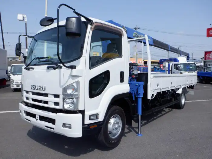 いすゞ フォワード 中型/増トン クレーン付 床鉄板 4段 の中古トラック【車両No.142916】