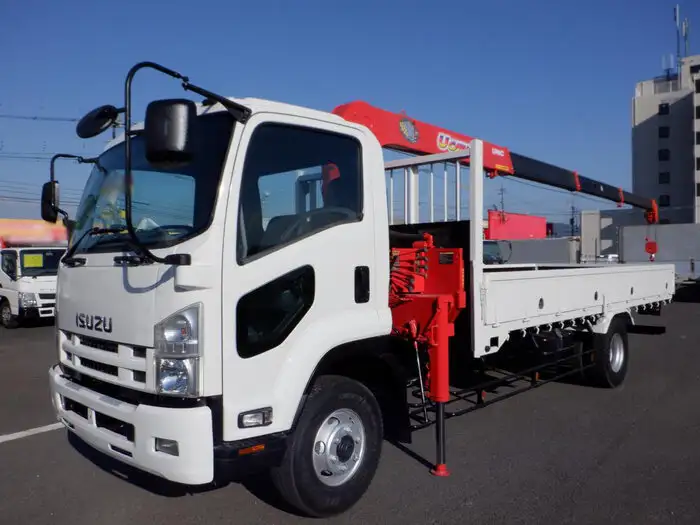 いすゞ フォワード 中型/増トン クレーン付 床鉄板 4段 の中古トラック【車両No.142918】