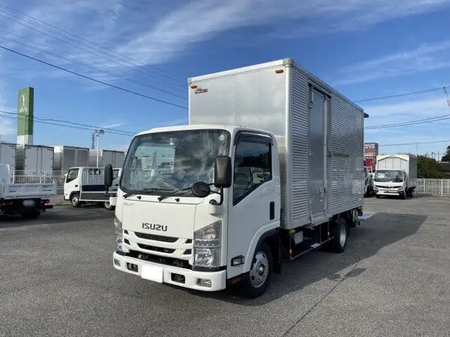 いすゞ エルフ 小型 アルミバン パワーゲート サイドドア の中古トラック【車両No.143081】