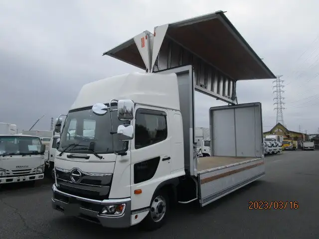 日野 レンジャー 中型/増トン ウイング パワーゲート エアサス の中古トラック【車両No.142990】