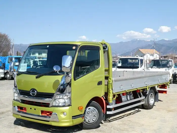 日野 デュトロ 小型 平ボディ 床鉄板 アルミブロック の中古トラック【車両No.142947】