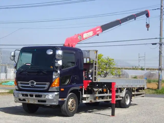 日野 レンジャー 中型/増トン クレーン付 アルミブロック 4段 の中古トラック【車両No.143046】
