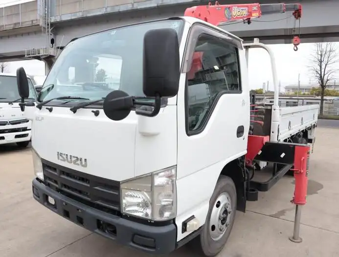 いすゞ エルフ 小型 クレーン付 3段 ラジコン の中古トラック【車両No.142895】
