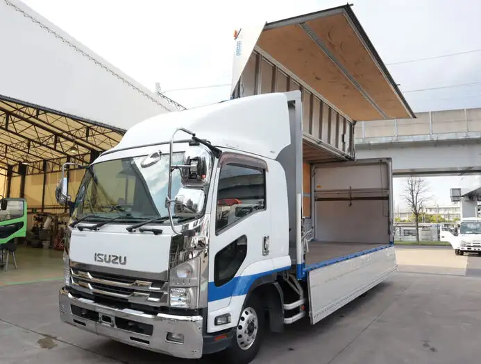 いすゞ フォワード 中型/増トン ウイング パワーゲート ベッド の中古トラック【車両No.143184】