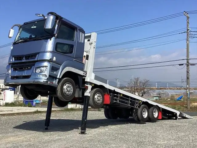 三菱 スーパーグレート 大型 車両重機運搬 ラジコン ウインチ の中古トラック【車両No.143210】