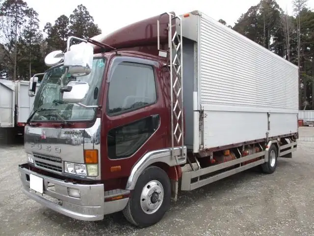 三菱 ファイター 中型/増トン ウイング 床鉄板 ベッド の中古トラック【車両No.143418】