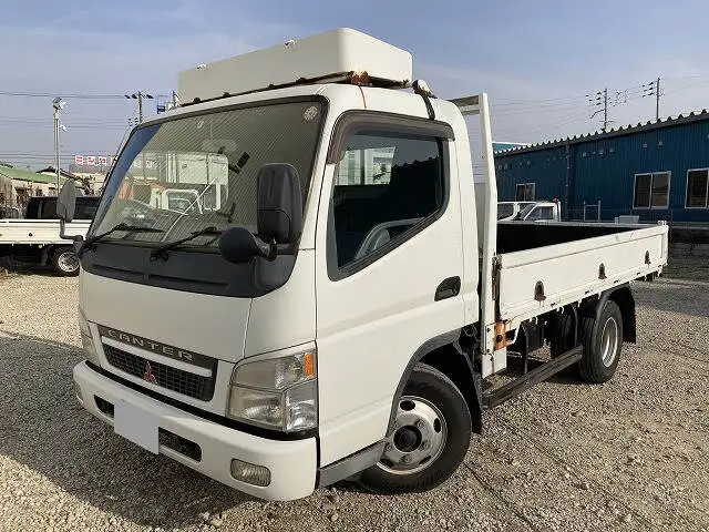 三菱 キャンター 小型 平ボディ 床鉄板 PA-FE82DC の中古トラック【車両No.143393】