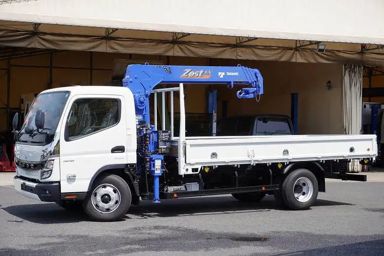 三菱 キャンター 小型 クレーン付 4段 ラジコン の中古トラック【車両No.143325】