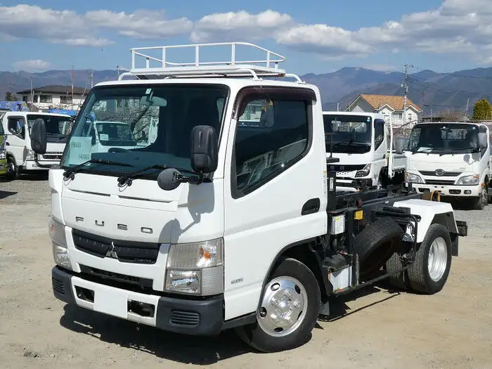 三菱 キャンター 小型 アームロール ツインホイスト TKG-FBA50 の中古トラック【車両No.143261】