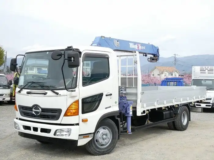 日野 レンジャー 中型/増トン クレーン付 アルミブロック 4段 の中古トラック【車両No.143391】