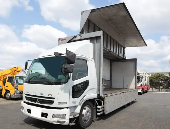 三菱 ファイター 中型/増トン ウイング 床鉄板 ベッド の中古トラック【車両No.143503】